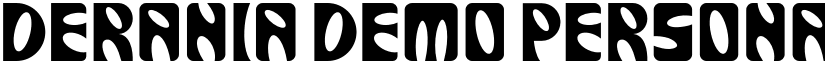 Derania Demo Personal License font