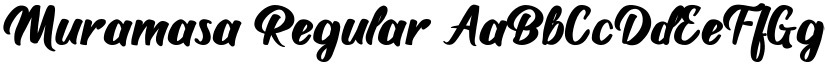 Muramasa Regular font