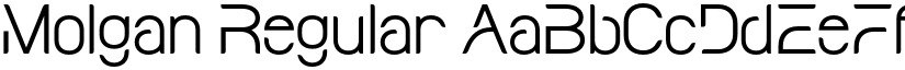Molgan Regular font