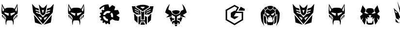 Robofan Symbols font