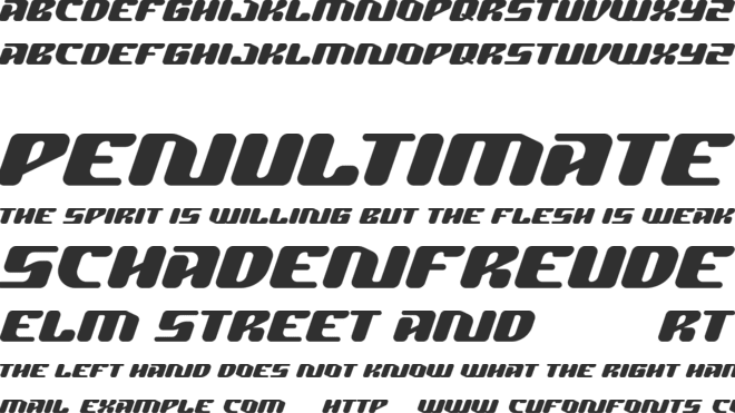ZESTYPERSONALUSE font preview
