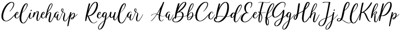 Celineharp Regular font