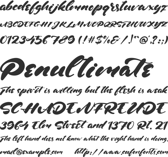 Kelly Stones font preview