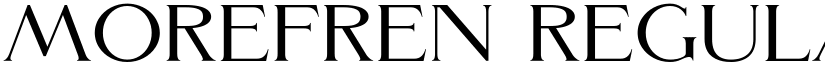 Morefren Regular font