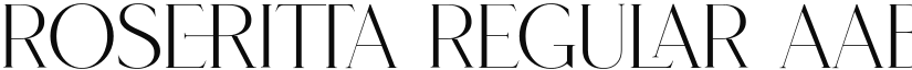 Roseritta Regular font