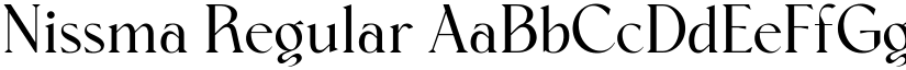 Nissma font download