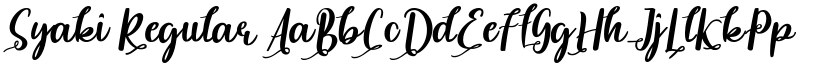 Syaki font download