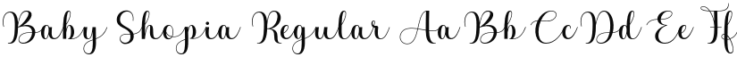 Baby Shopia font download