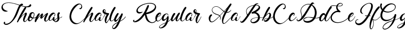 Thomas Charly Regular font