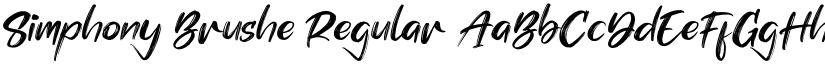 Simphony Brushe font download