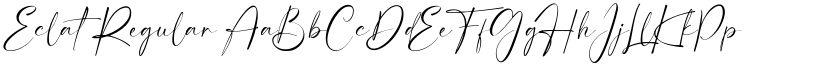 Eclat Regular font