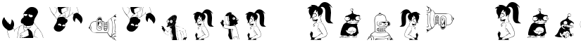 Futurama Alien Alphabet Two font