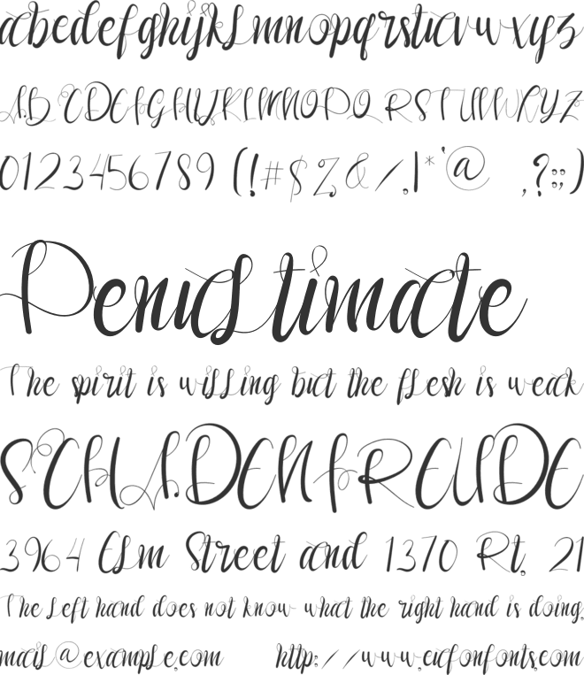 Farmhouse Adventure font preview