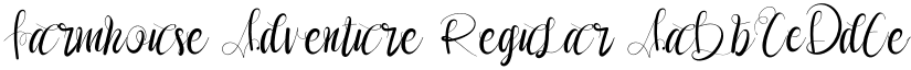 Farmhouse Adventure Regular font