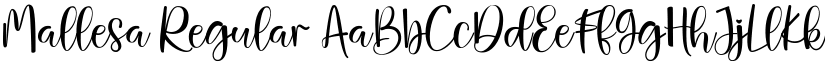 Mallesa Regular font