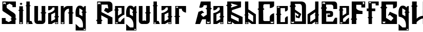 Siluang Regular font