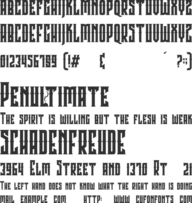 Soaga Personal Use font preview