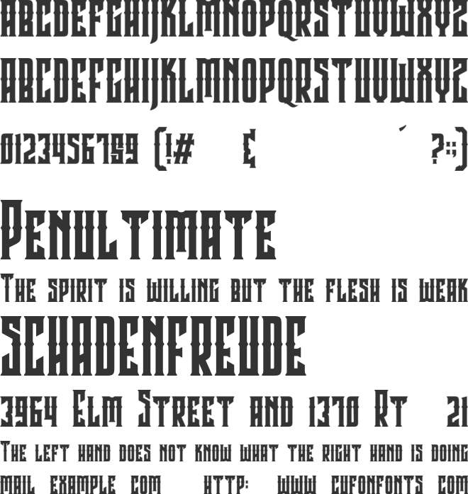 Soaga Personal Use font preview