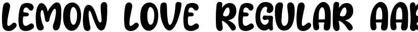 Lemon Love Regular font