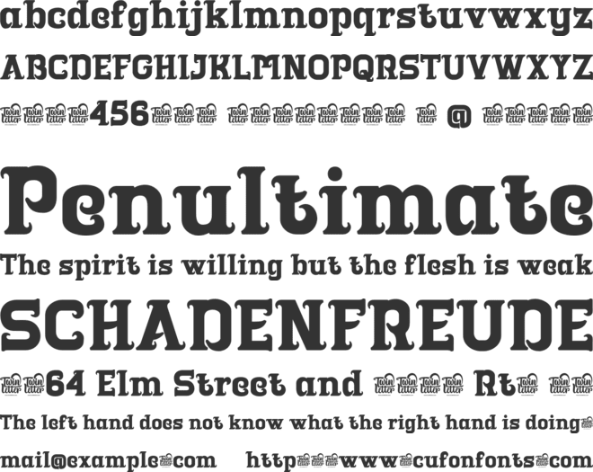 Kinuhi font preview