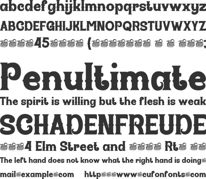 FIRWAEN font preview