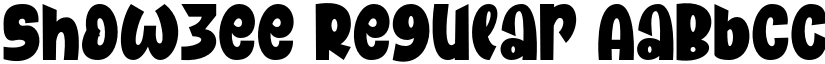 Showzee Regular font