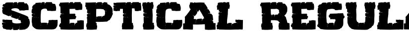 Sceptical Regular font