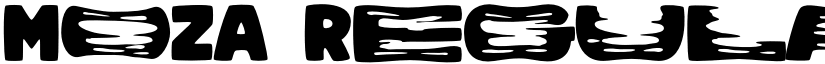 MOZA Regular font
