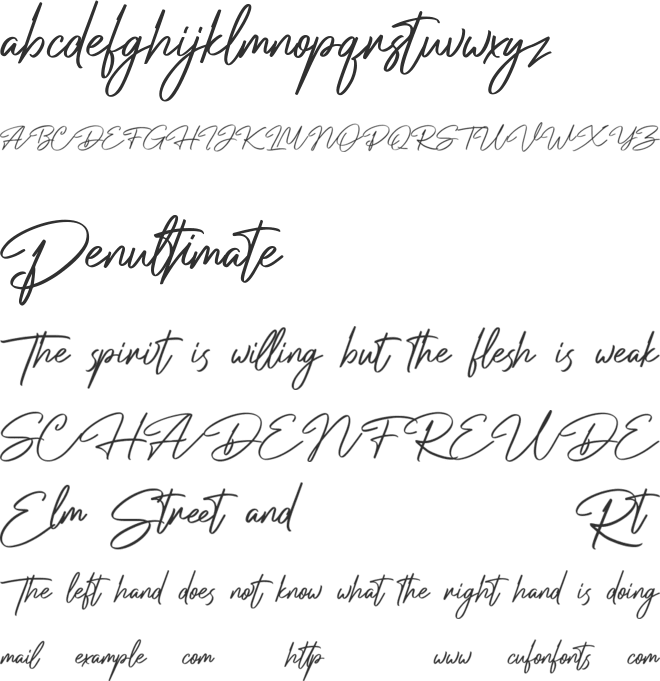 Jolleylung Free font preview