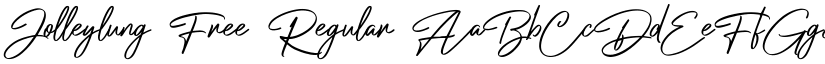 Jolleylung Free font download