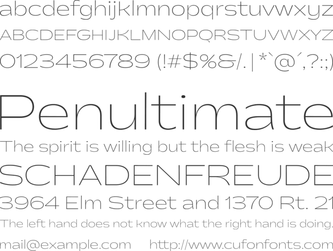 PP Gatwick font preview