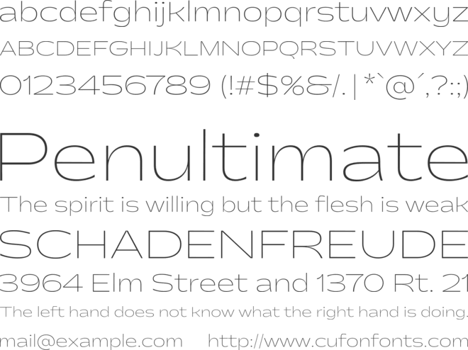 PP Gatwick font preview