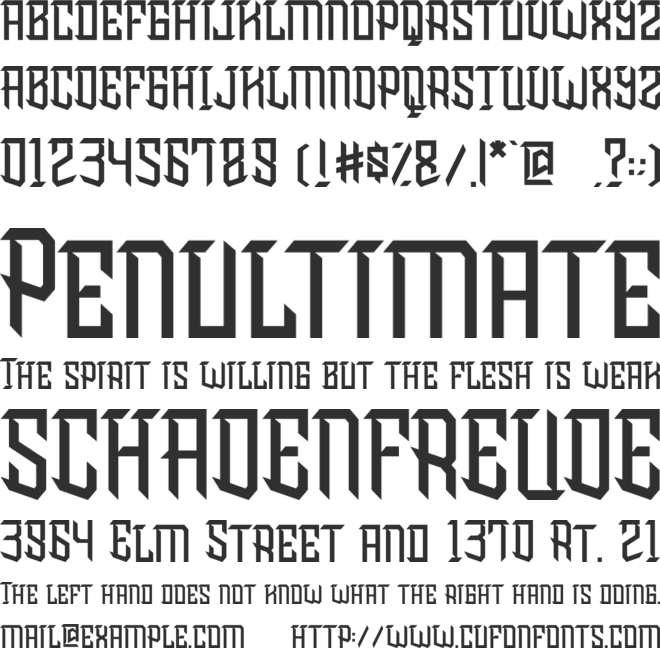 Crawless font preview