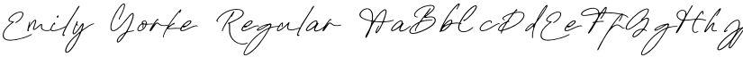 Emily Yorke font download