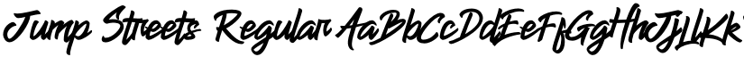 Jump Streets Regular font
