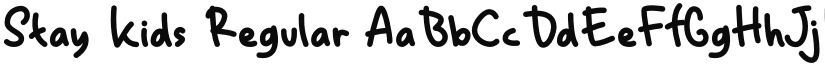 Stay Kids font download