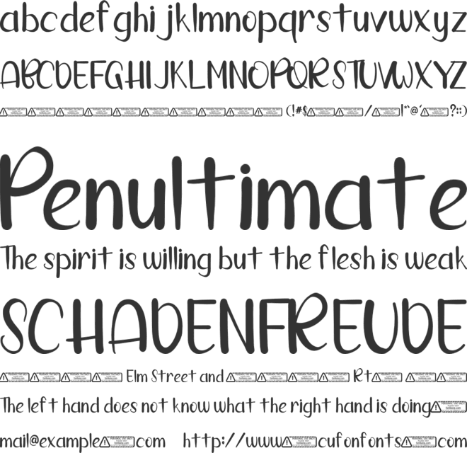 Anastasha font preview