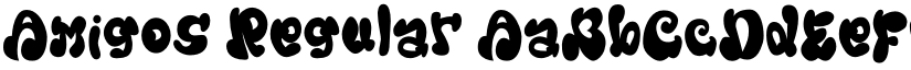 Amigos Regular font