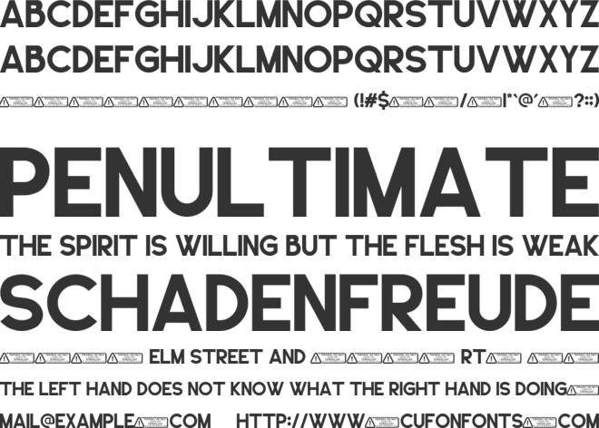 Lemontea font preview