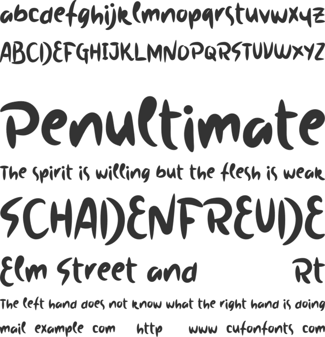 Scary  Party font preview