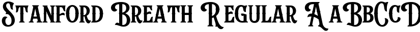 Stanford Breath Regular font