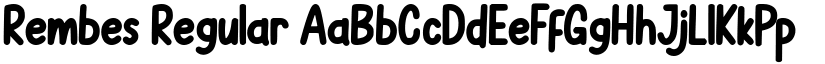 Rembes Regular font