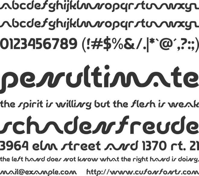Novan font preview