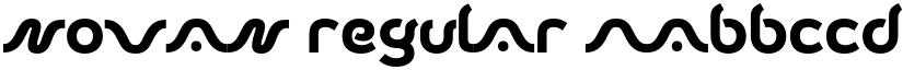 Novan Regular font
