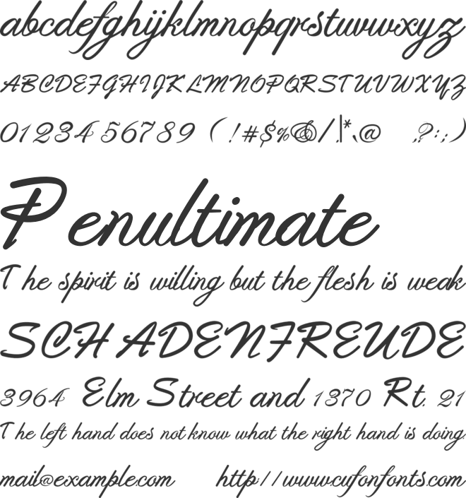 Black Zone font preview