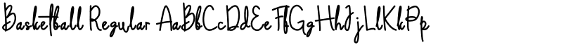 Basketball Regular font