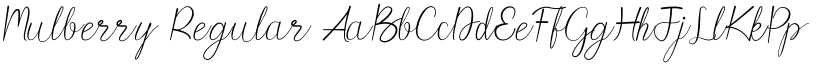 Mulberry font download