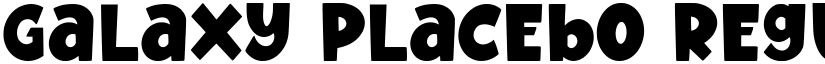 Galaxy Placebo Regular font