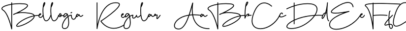 Bellogia Regular font