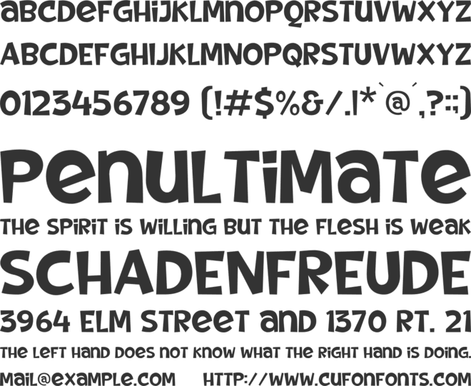 RUZACK MOJOK font preview